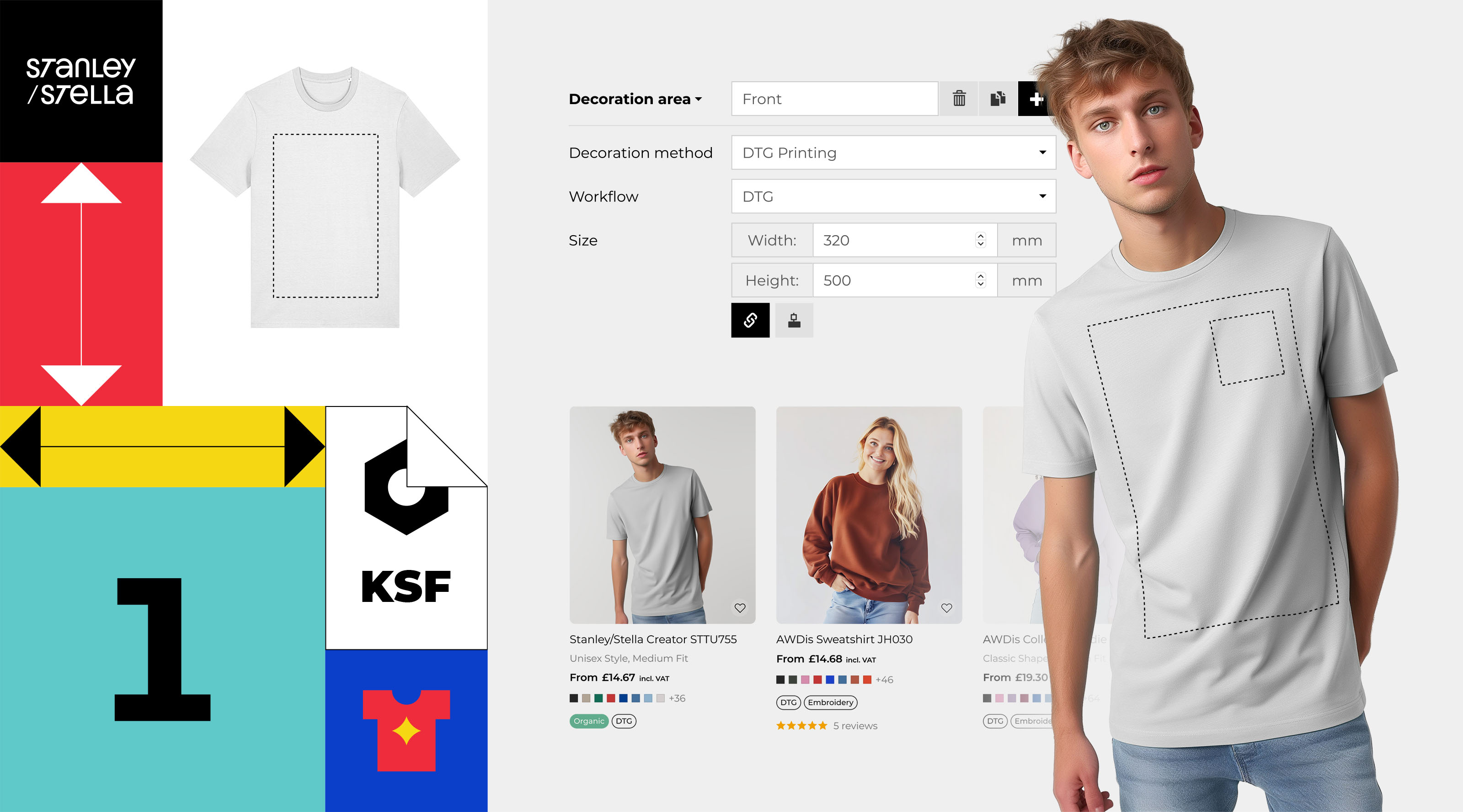 Set up blank products