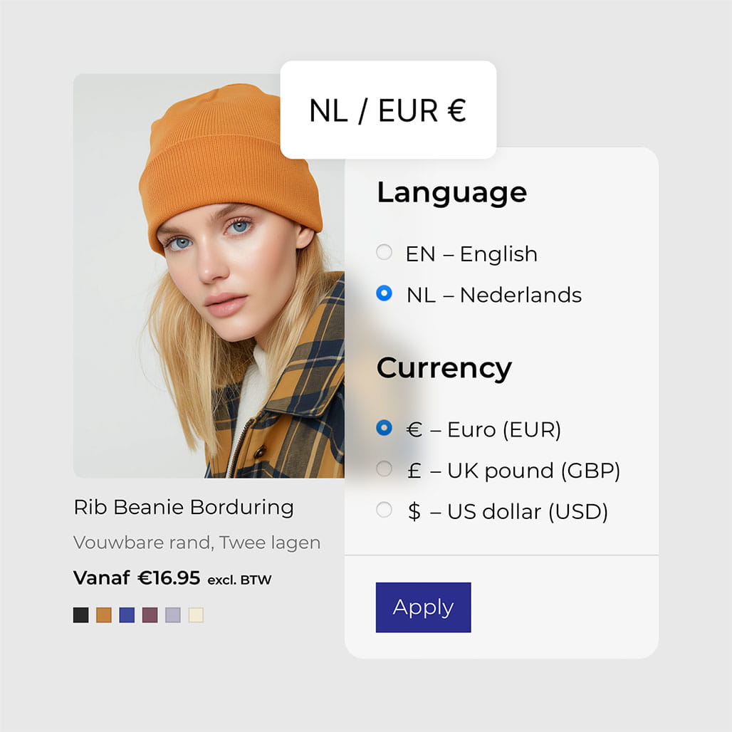 Multi-language & multi-currency