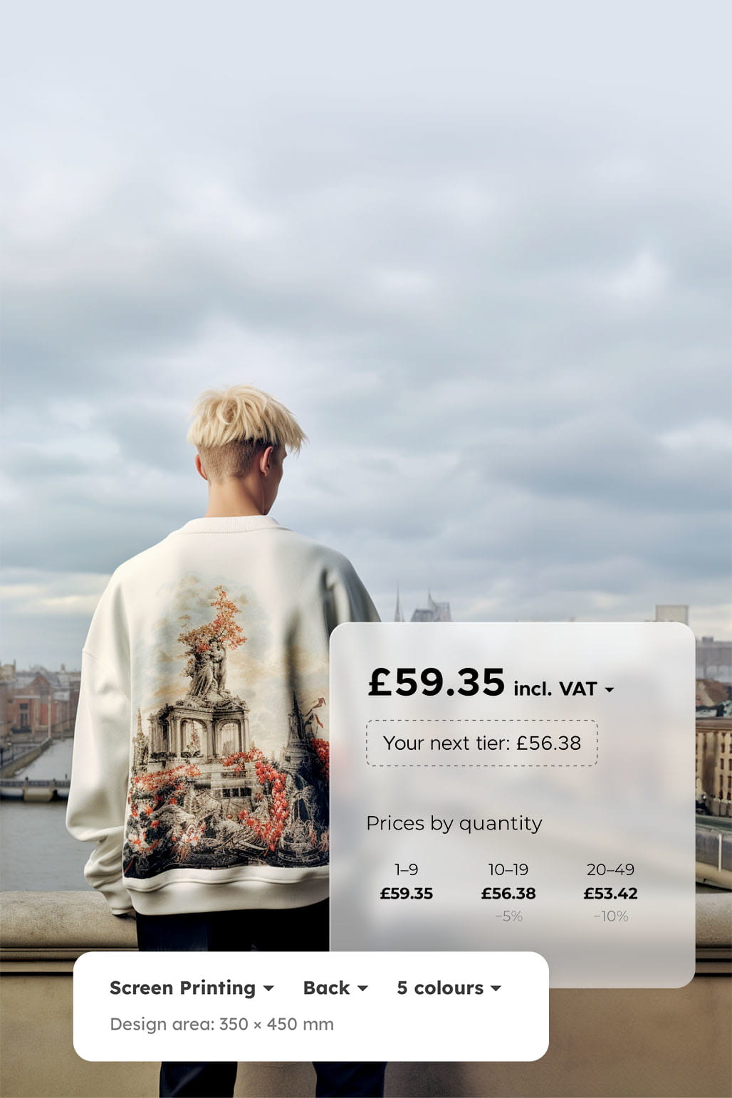 Product pricing details